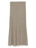 Christopher Esber pleated maxi skirt - Grey