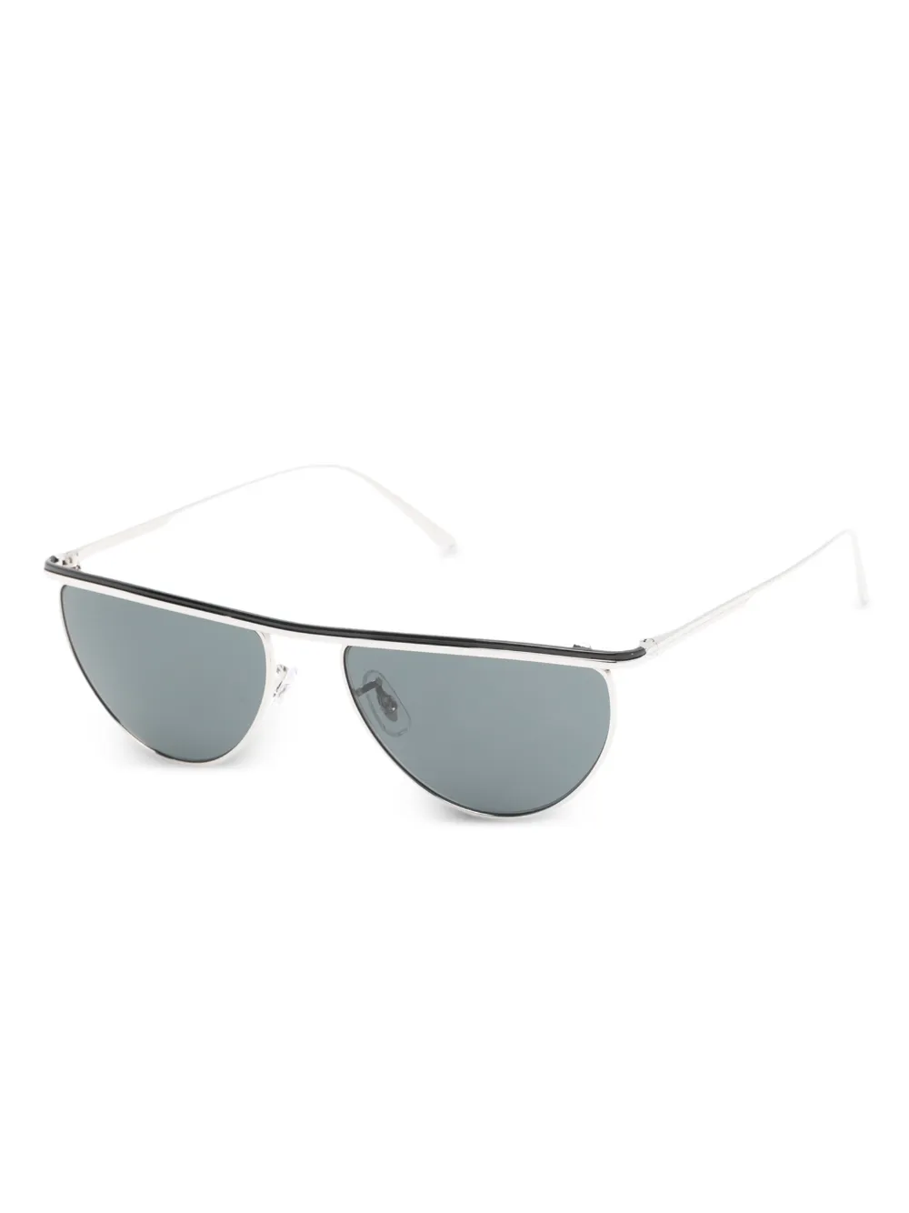 Oliver Peoples x Khaite 1984C geometric sunglasses - Zilver