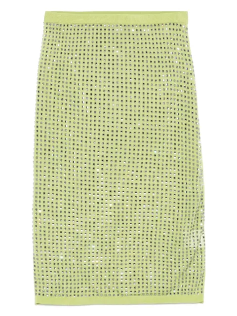 Christopher Esber crystal-embellished midi skirt 
