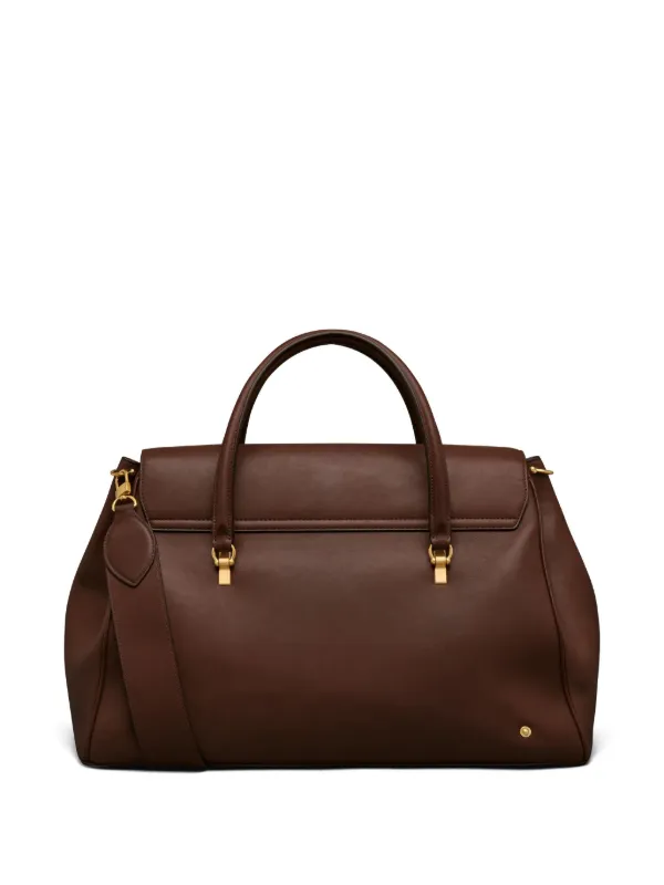 トムブラウン⭐︎裏地トリコロールレザードクターバック ボストン