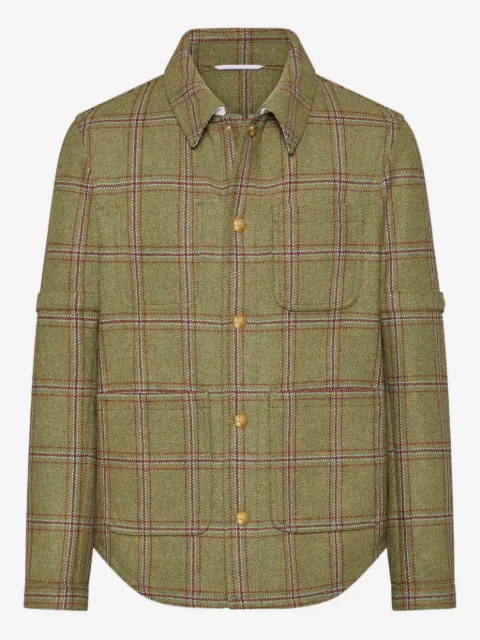 Thom Browne sobrecamisa Hunting de tweed