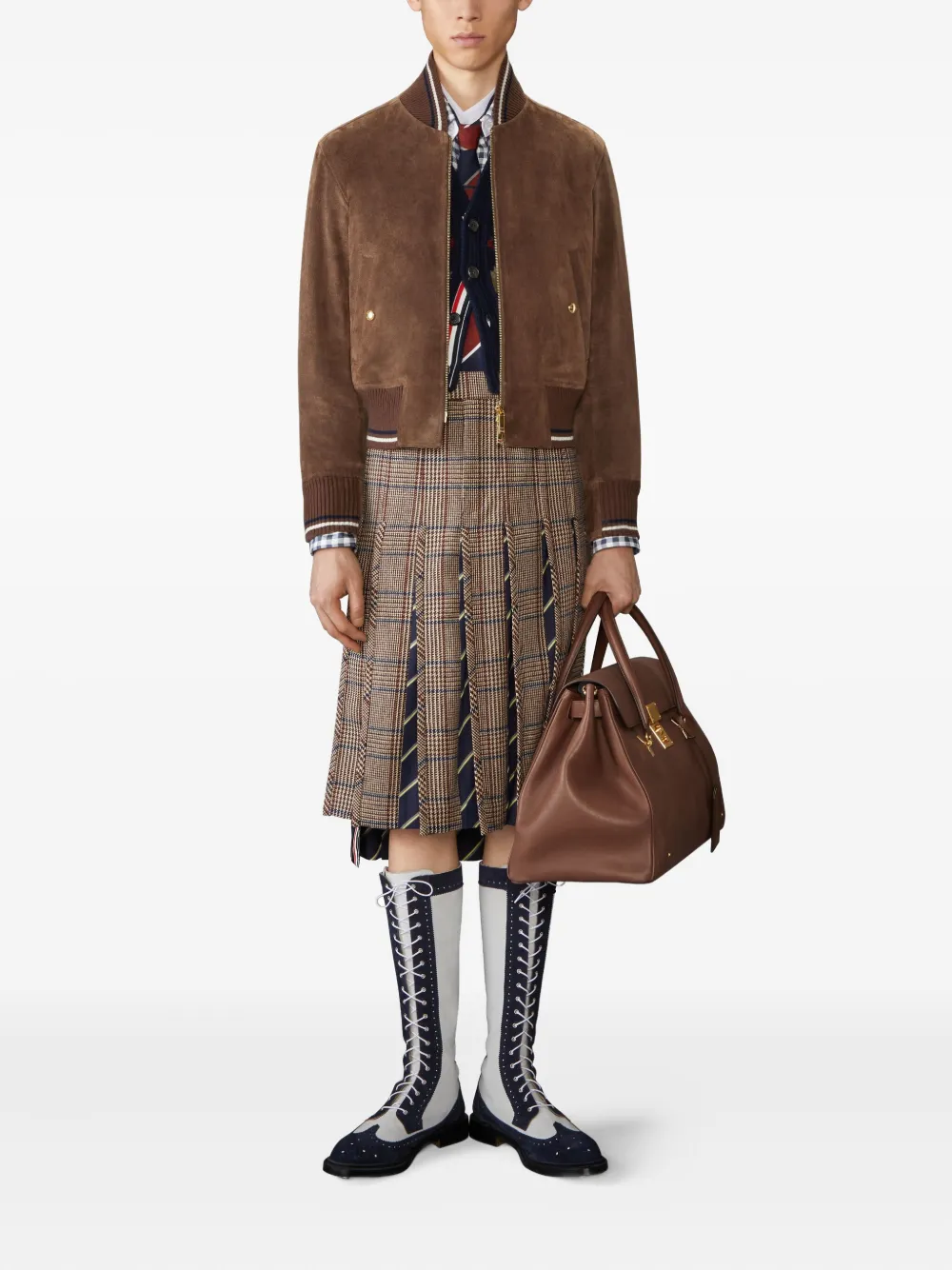 Thom Browne suede bomber jacket | Bomber Jackets | Image 2