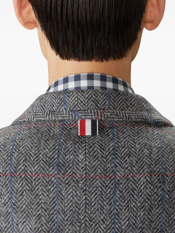 Thom Browne Hunting ツイードジャケット | グレー | FARFETCH JP