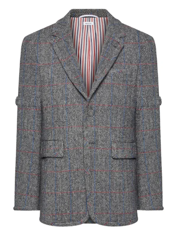 Thom Browne Hunting ツイードジャケット | グレー | FARFETCH JP