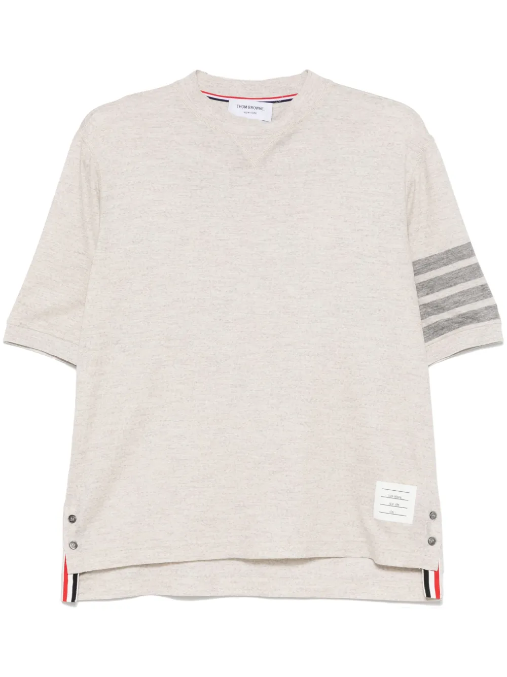 Thom Browne 4 Bar jersey T-shirt | Grey | Image 1