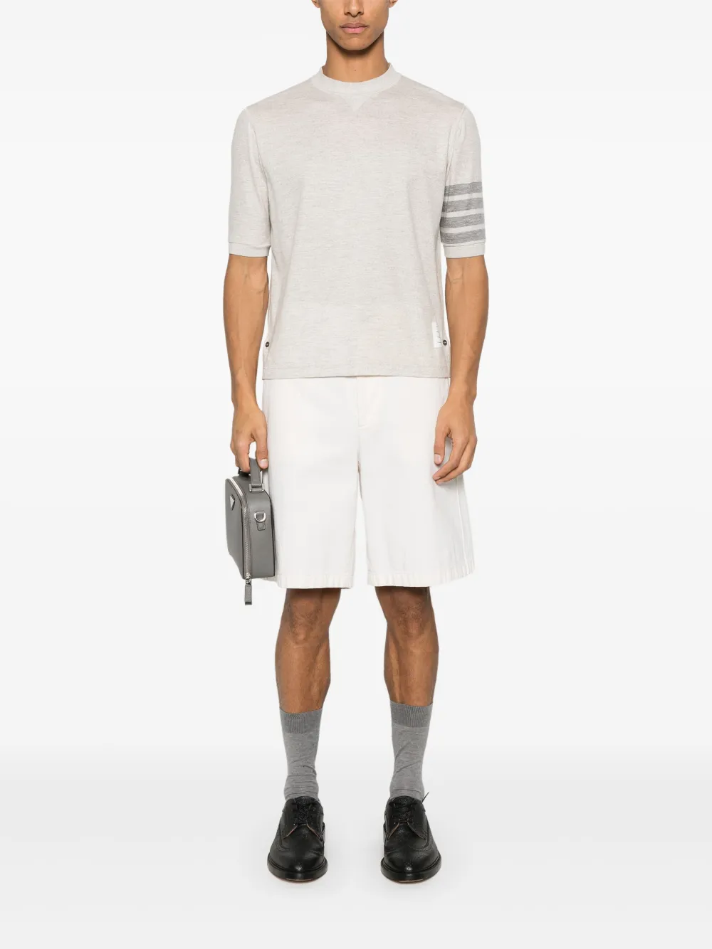 Thom Browne 4 Bar jersey T-shirt | T-Shirts | Image 2