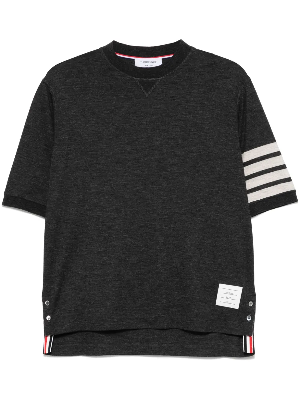 Thom Browne Wollen T-shirt Grijs
