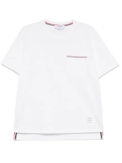 Thom Browne RWB-trim jersey T-shirt