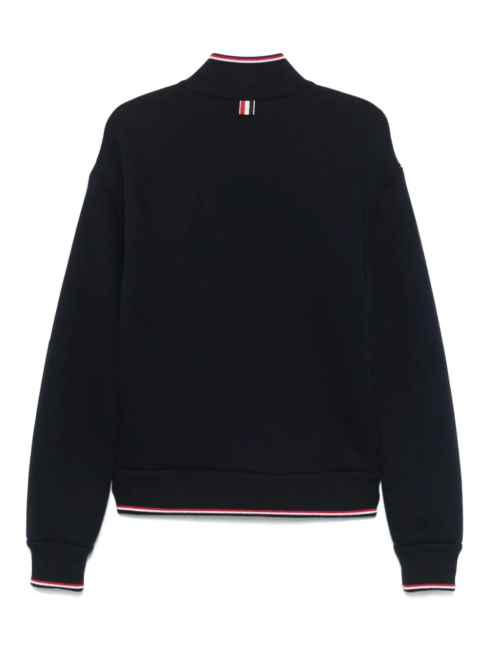 Thom Browne Gebreid jack met RWB-streep Blauw