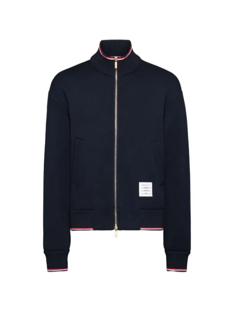 Thom Browne loopback oversized RWB stripe jacket