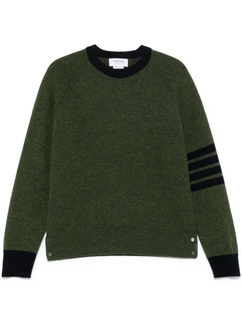 Thom Browne 4 Bar Stripe shetland wool sweater