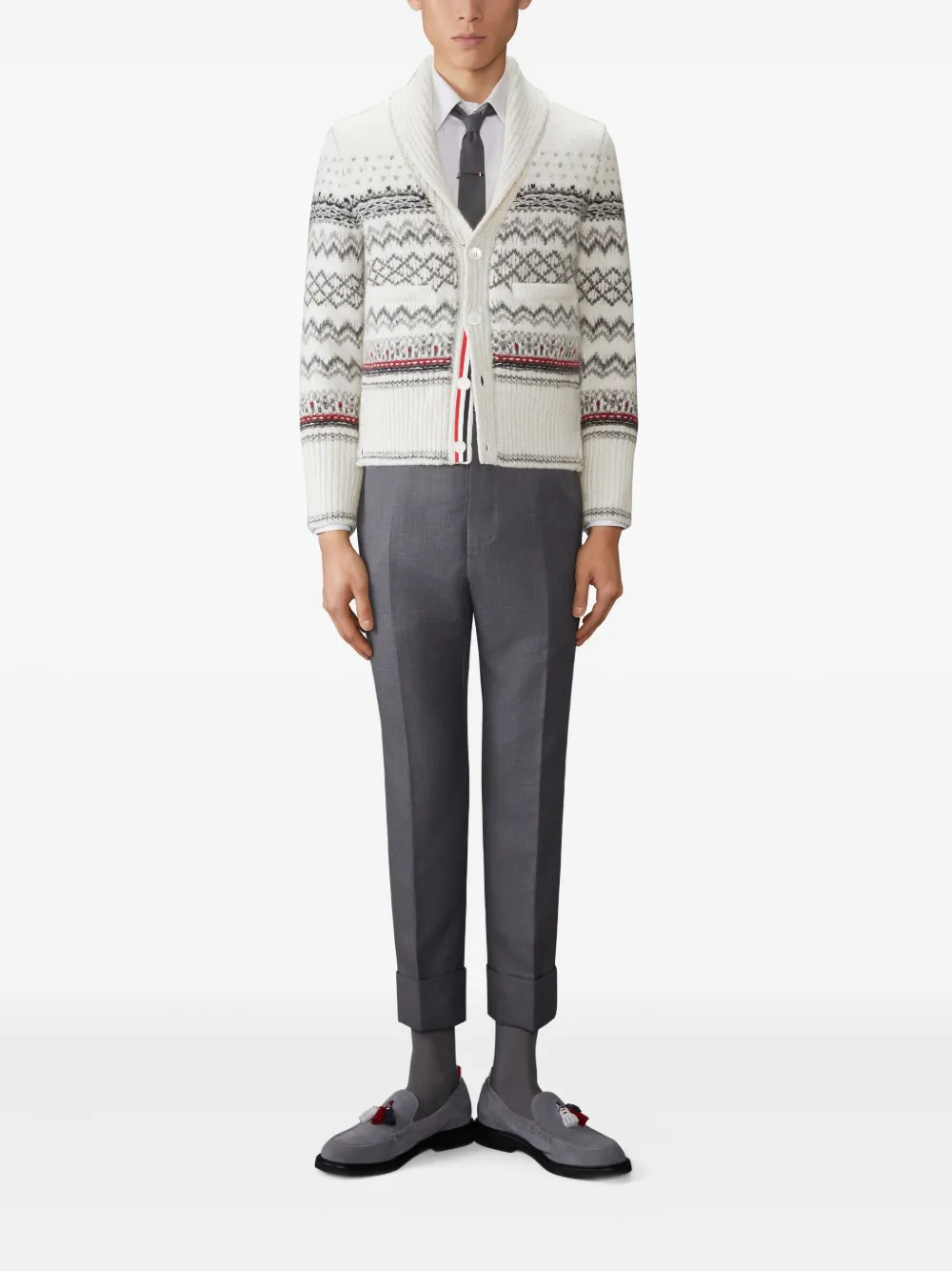 Thom Browne cárdigan tejido Donegal | Cárdigans | Image 2