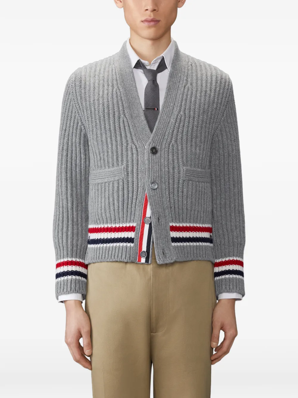 Thom Browne Kasjmier vest Grijs