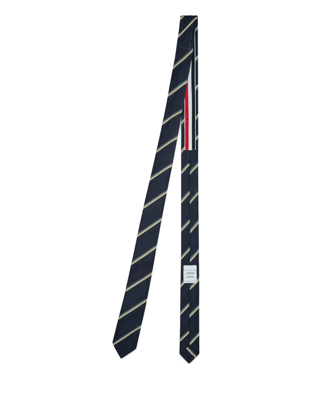Thom Browne Stripe Tie In Brown