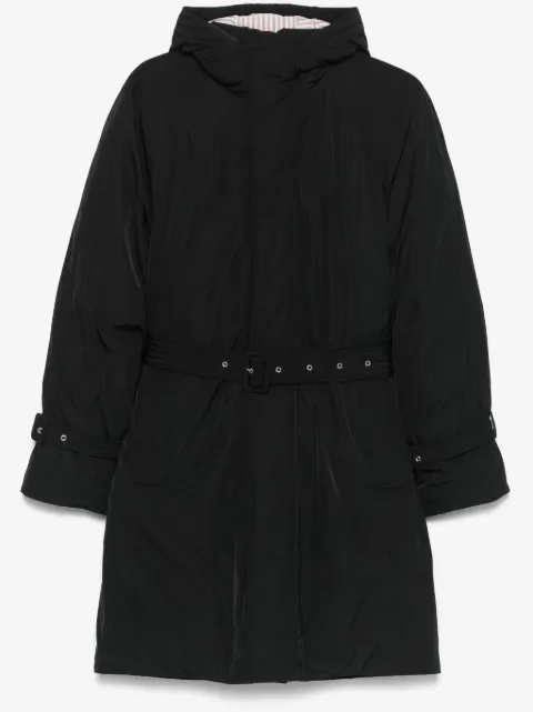 Thom Browne parka de sarga con motivo 4-Bar
