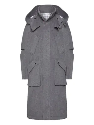 THOM BROWNE　メンズトレンチコート 防水コットンツイルラグラントレンチコート | Thom Browne