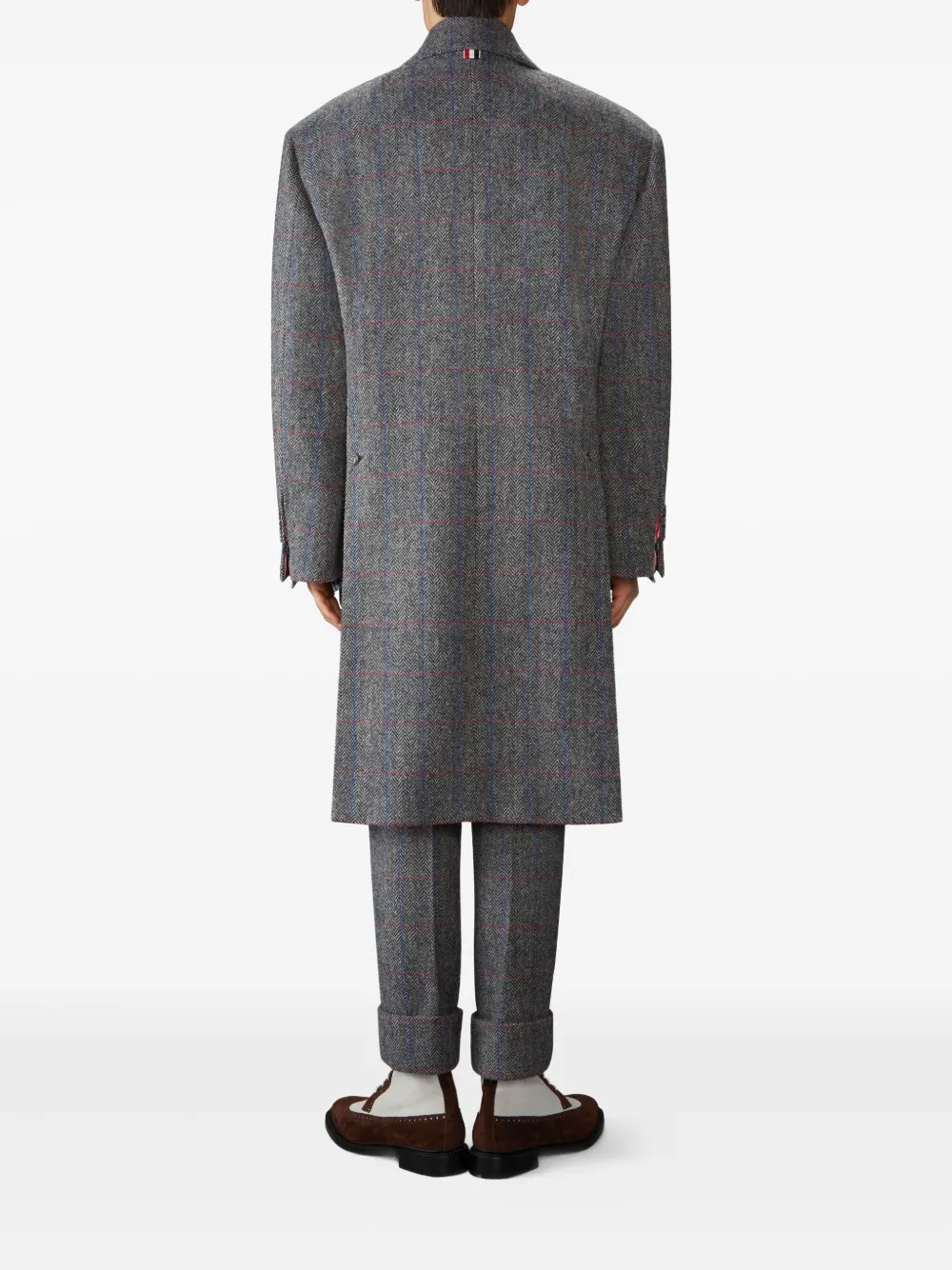 Thom Browne Hunting tweed sailorjas Grijs