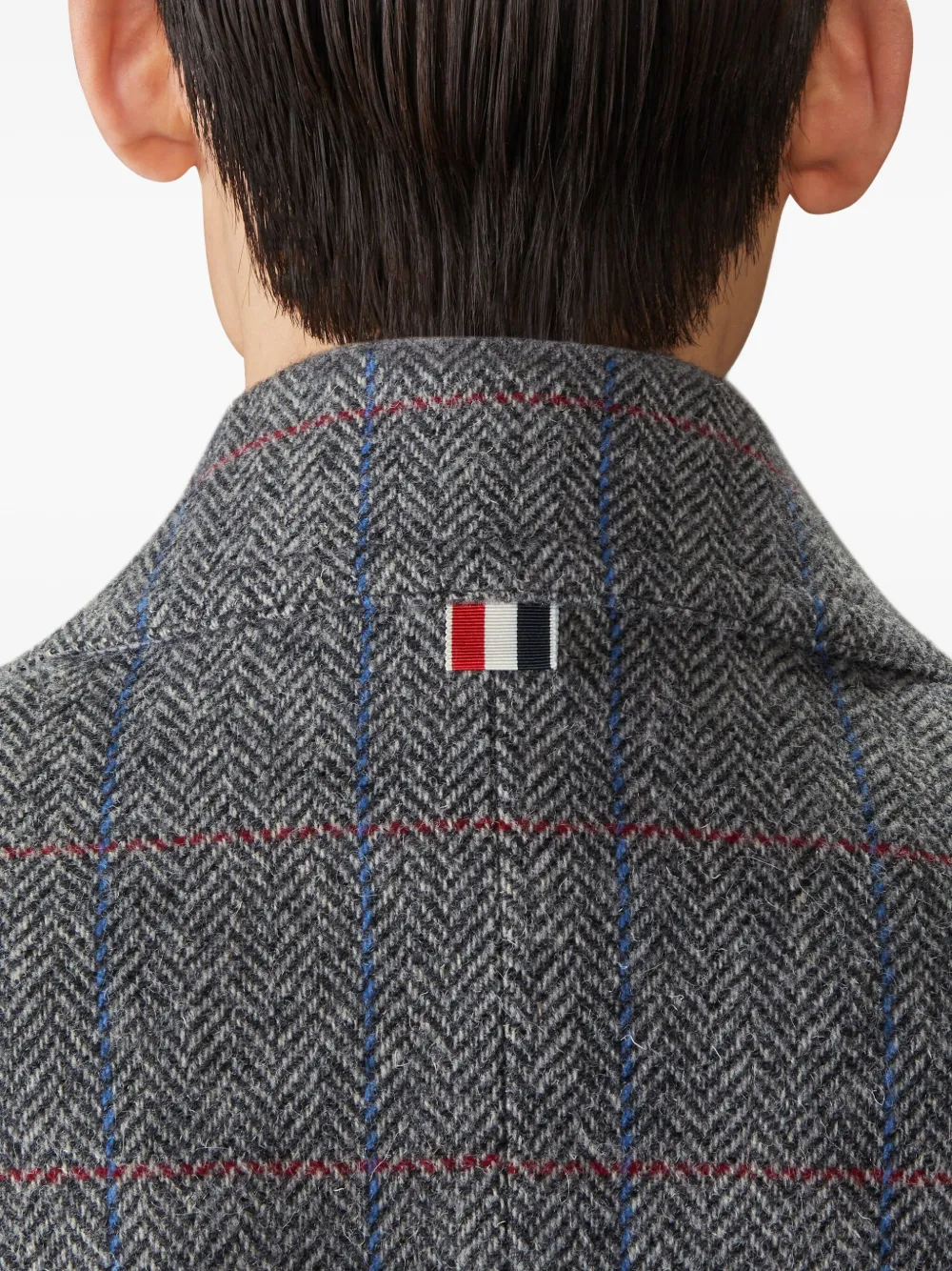 Thom Browne Hunting tweed sailorjas Grijs