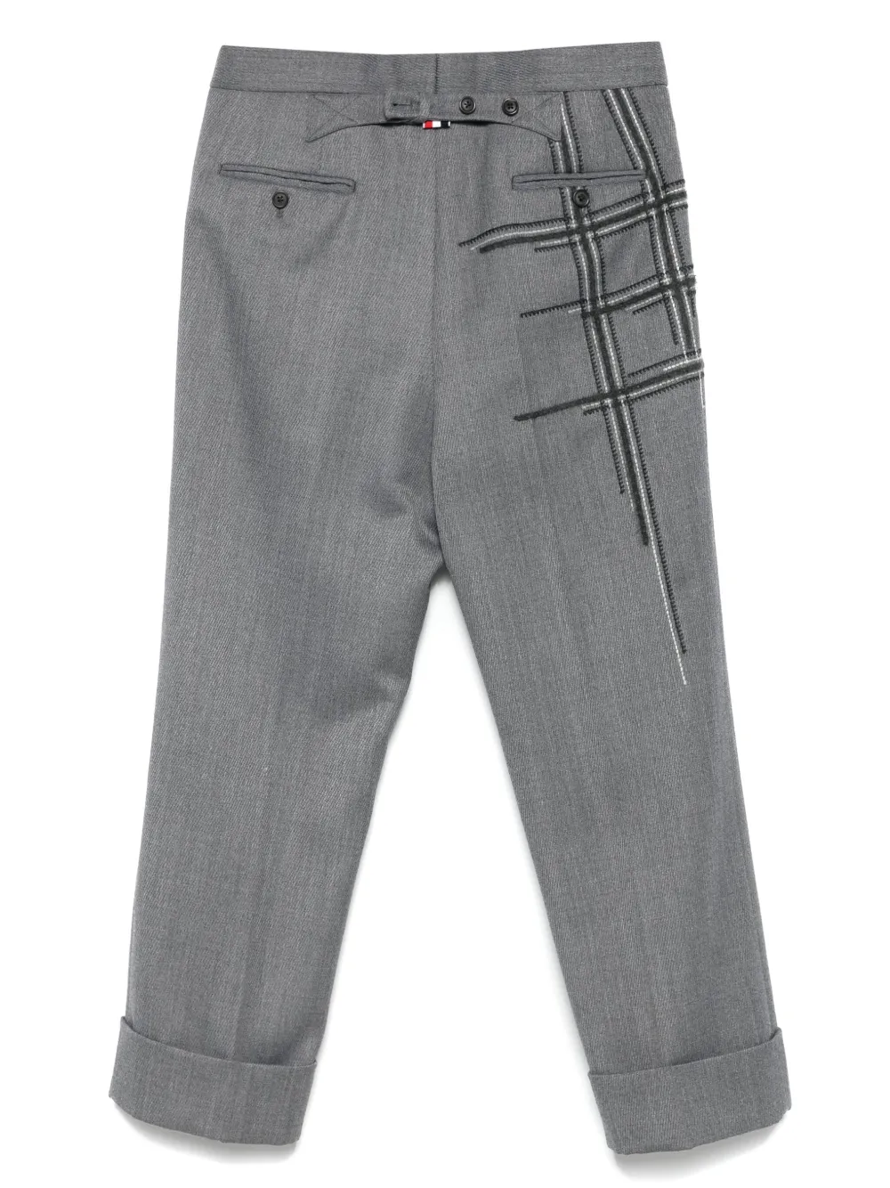 Thom Browne low-rise drop-crotch trousers | Drop-Crotch Trousers | Image 2