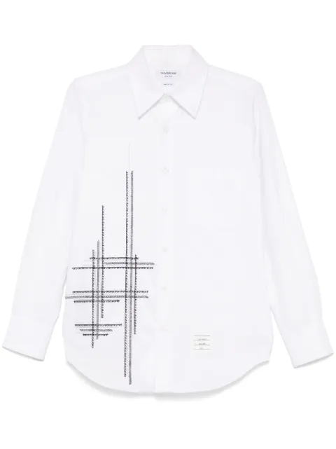 Thom Browne camisa con detalle de cadena