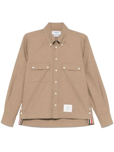 Thom Browne Self Armband flannel shirt