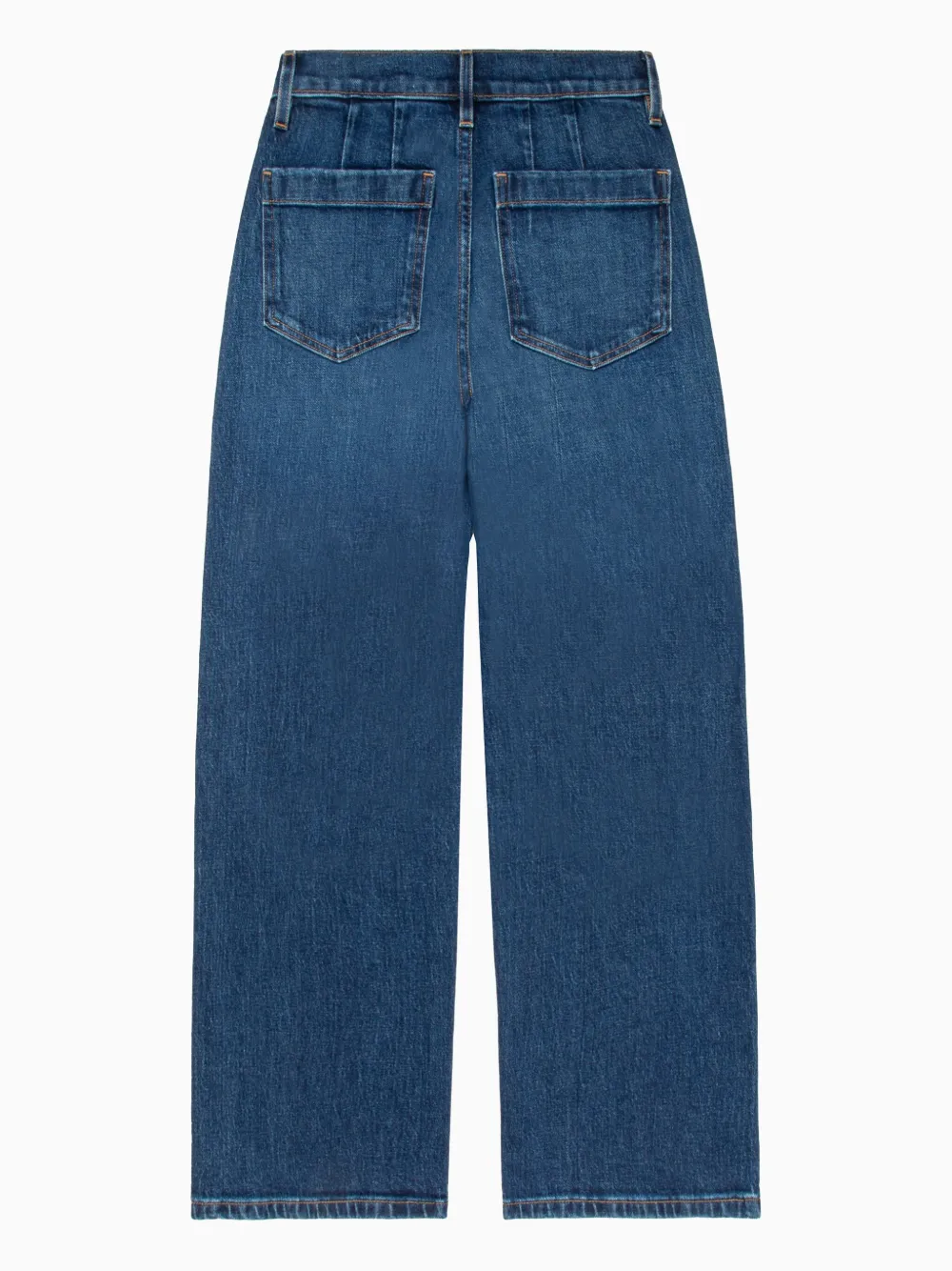 Apiece Apart Merida Cropped Straight-leg Denim Jeans In Blue