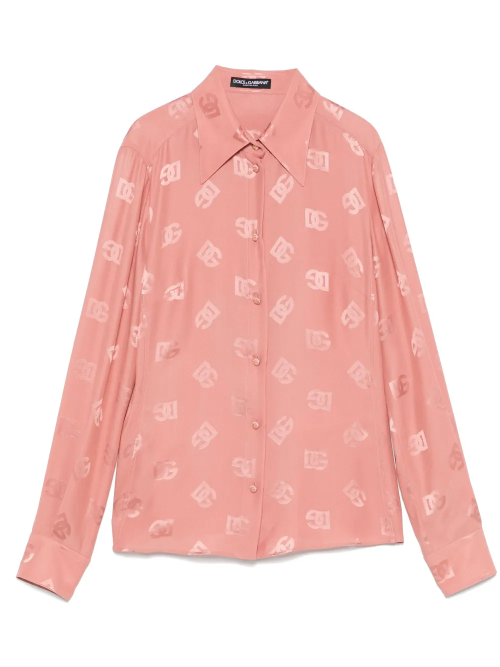 Dolce & Gabbana ロゴ シャツ - ピンク Dolce & Gabbana ロゴ シャツ - ピンク