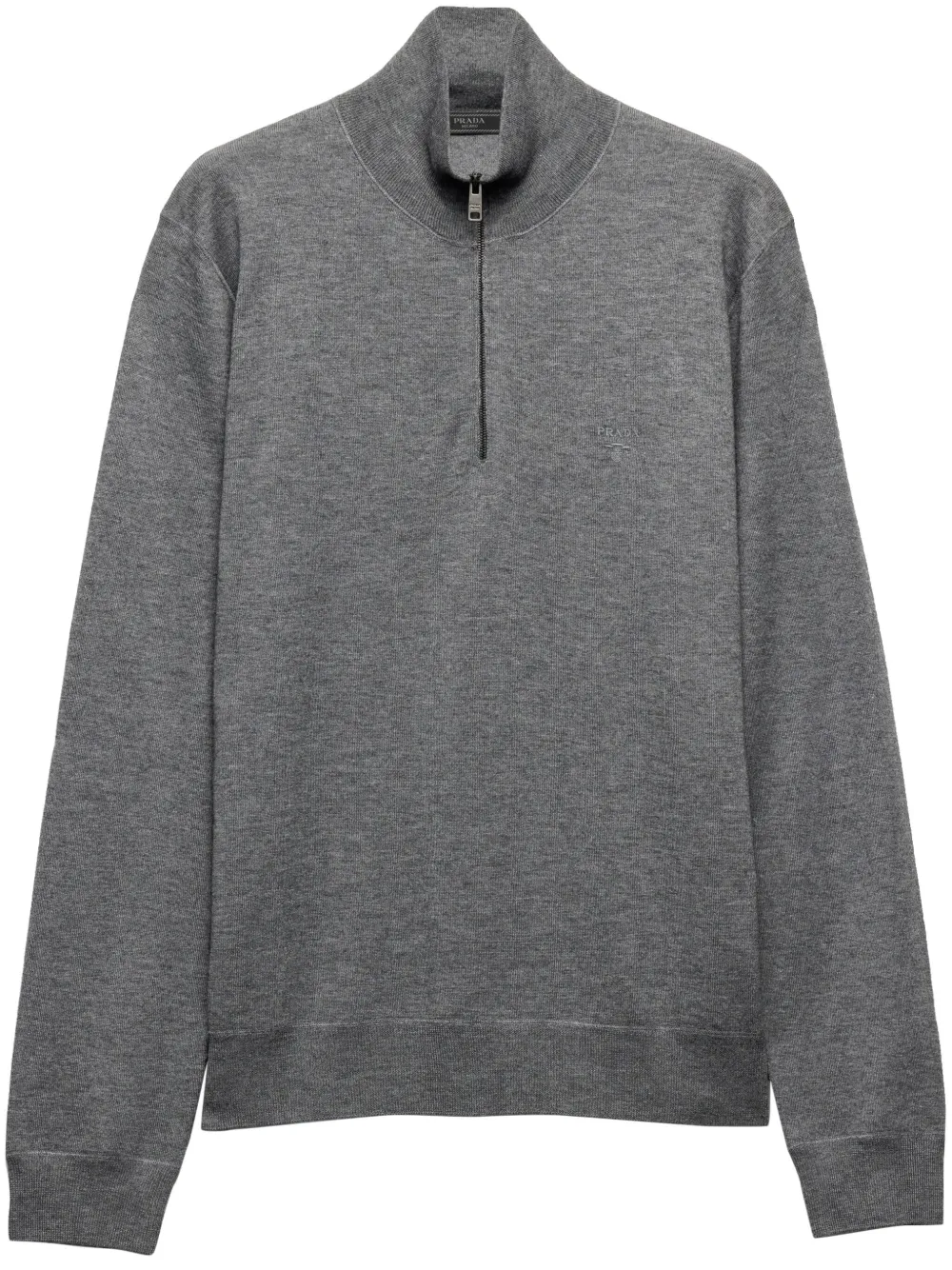Prada ハーフジップ セーター - グレー Prada ハーフジップ セーター - グレー