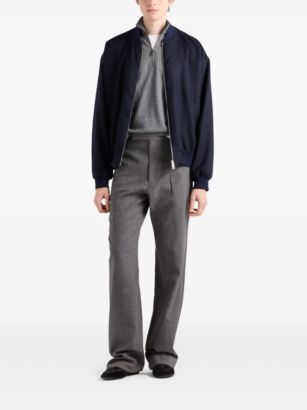 Prada half-zip sweater | Knitted Sweaters | Image 2