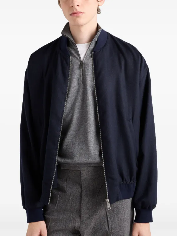 Prada half-zip Sweater | Grey | FARFETCH UK