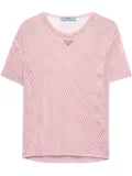 Prada mesh T-shirt - Pink