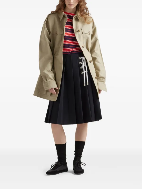 Tシャツ・カットソー PRADA Embroidered Piquet Skirt Prada Embroidered Piquet Skirt | italist
