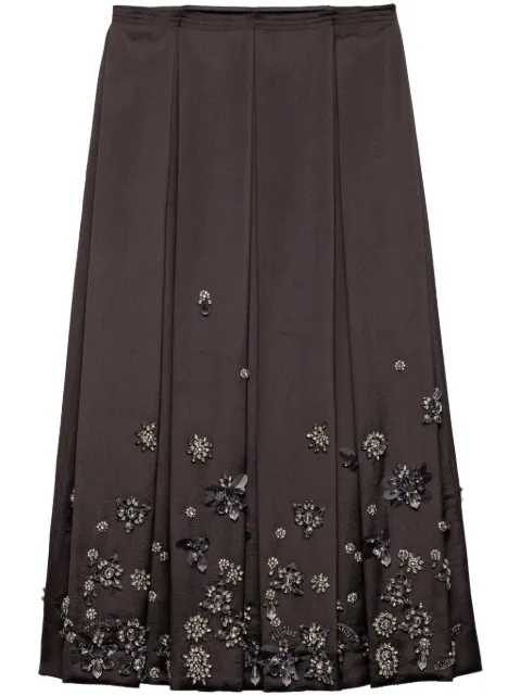 Prada beaded skirt