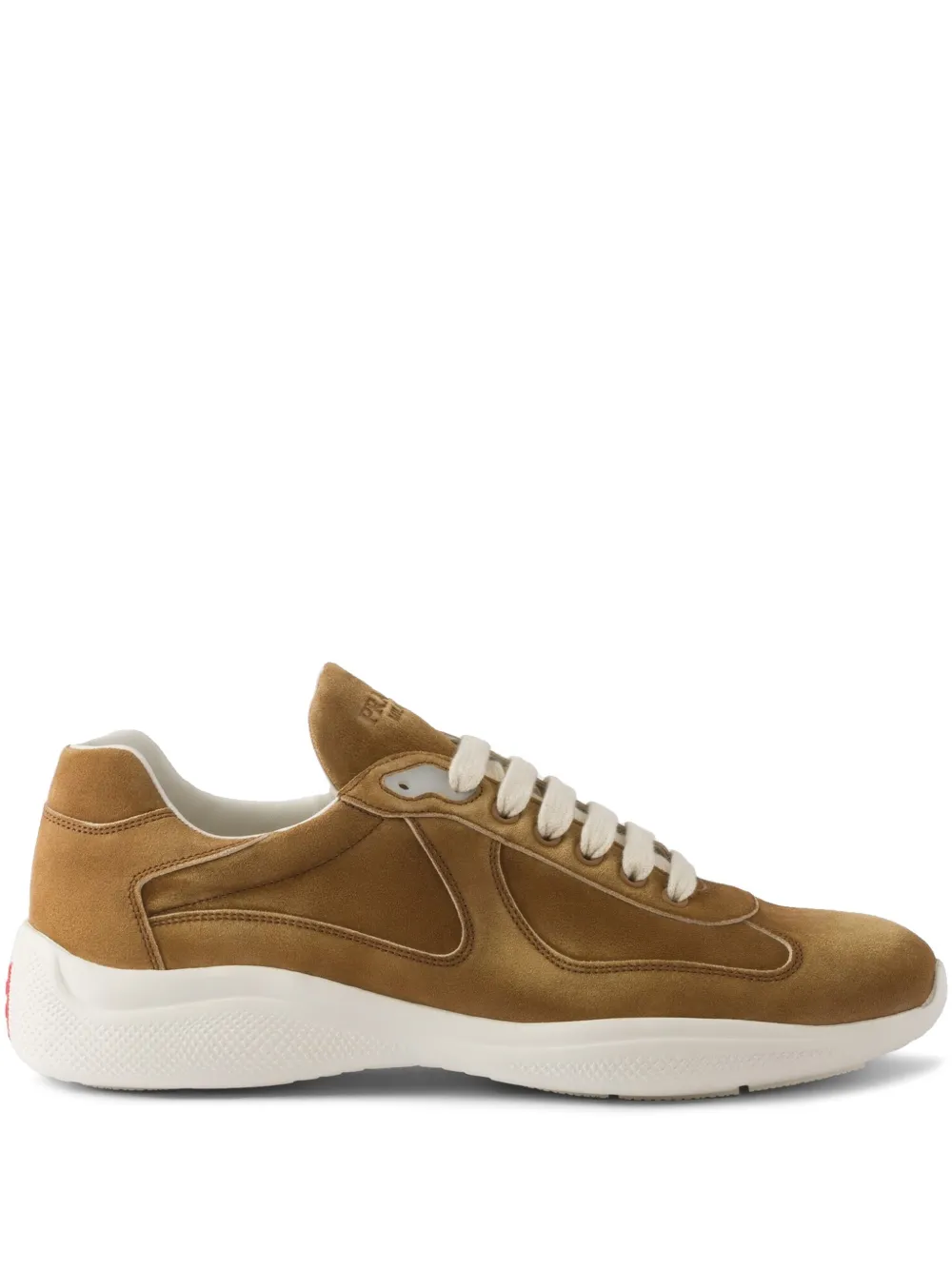 Prada America's Cup suede sneakers Brown