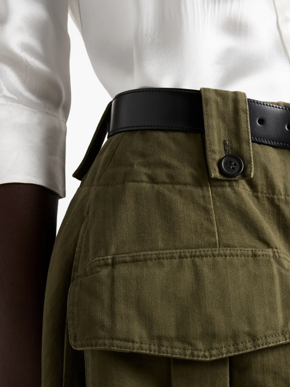 Prada Katoenen rok Groen