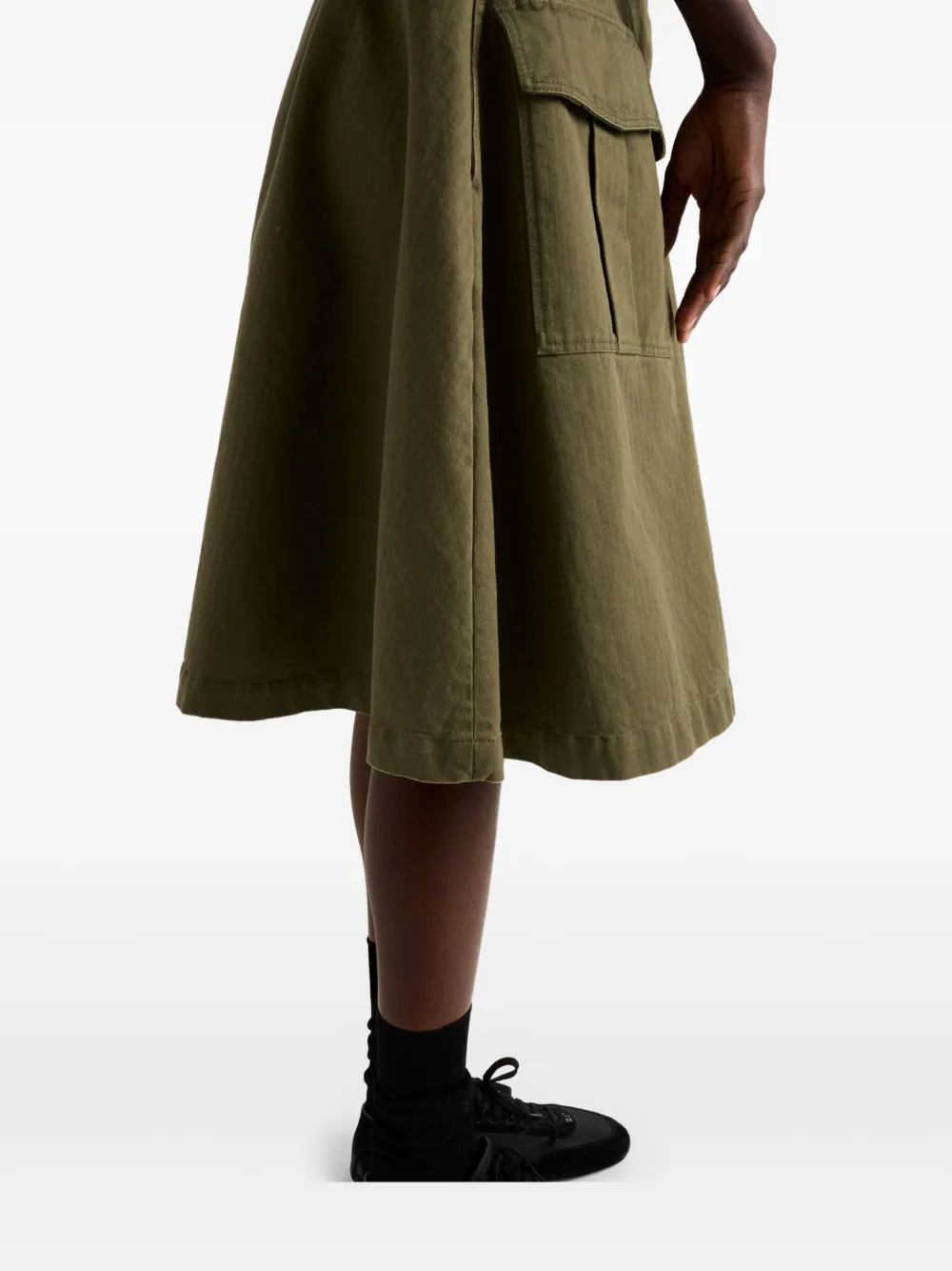 Prada Katoenen rok Groen