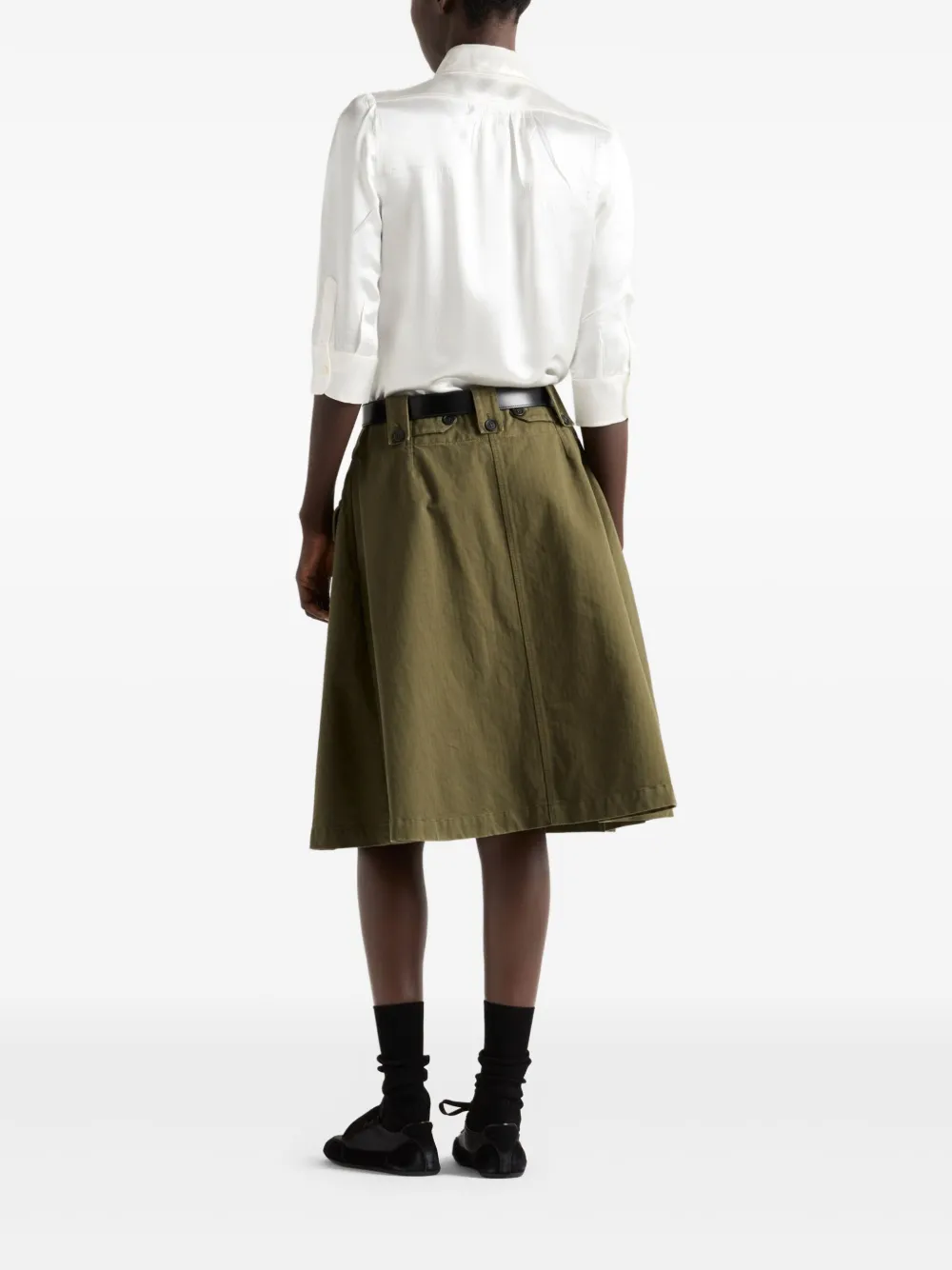 Prada Katoenen rok Groen