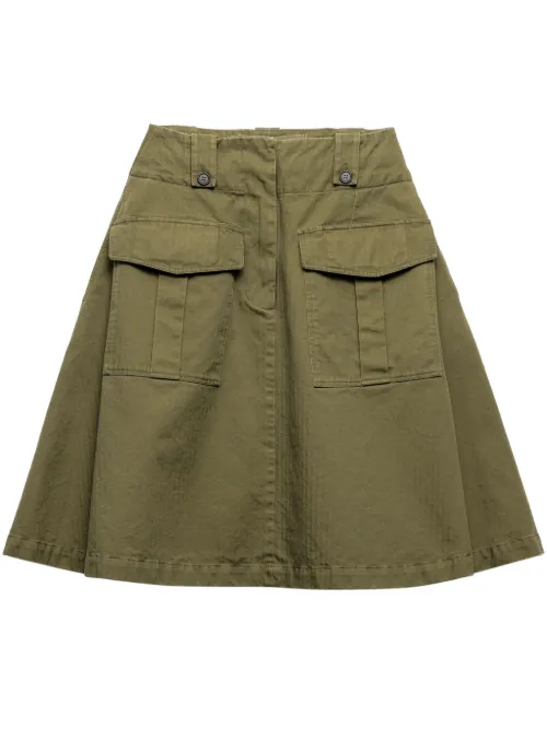 Prada jupe en coton - Vert - Prada - Modalova