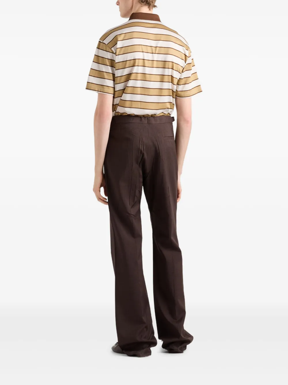 Prada Katoenen poloshirt Beige