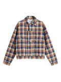 STORY mfg. check-print shirt jacket - Neutrals