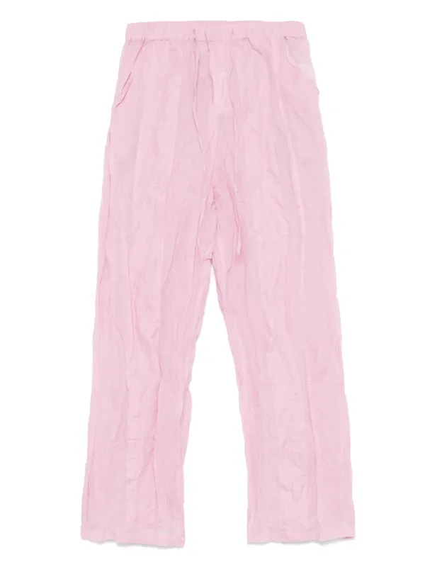 Christopher Esber Crushed Multi-panelled Trousers in Pink