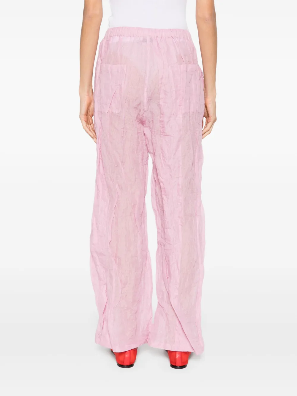 Christopher Esber Broek met vlakken Roze