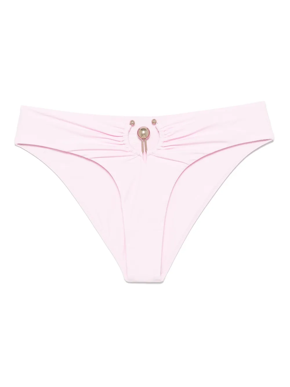 Christopher Esber Ruched Orbit bikini bottom | Pink | Image 1