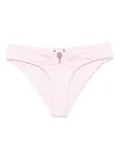 Christopher Esber Ruched Orbit bikini bottom - Pink