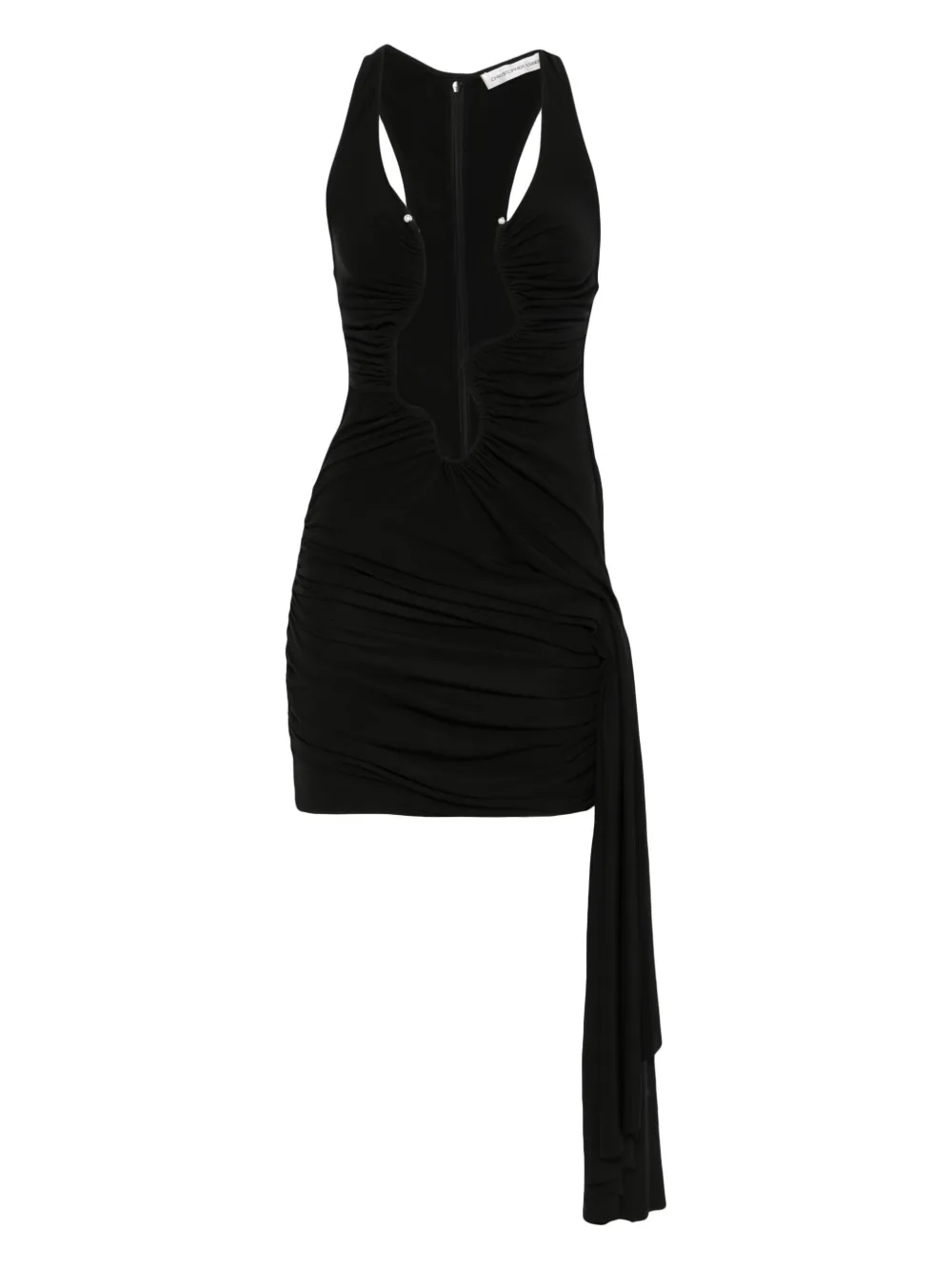 Christopher Esber Salacia ruched mini dress Zwart