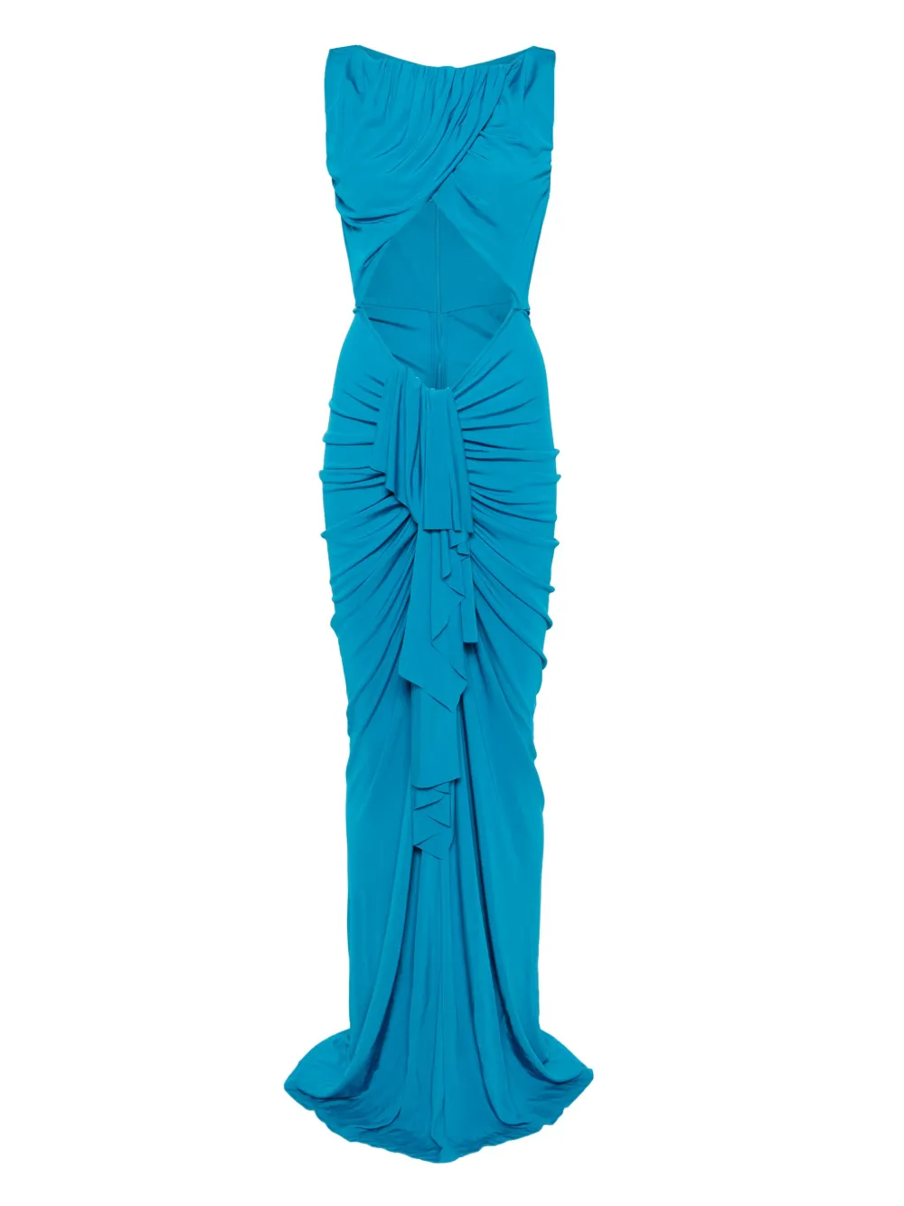 Christopher Esber bateu draped gown | Blue | Image 1