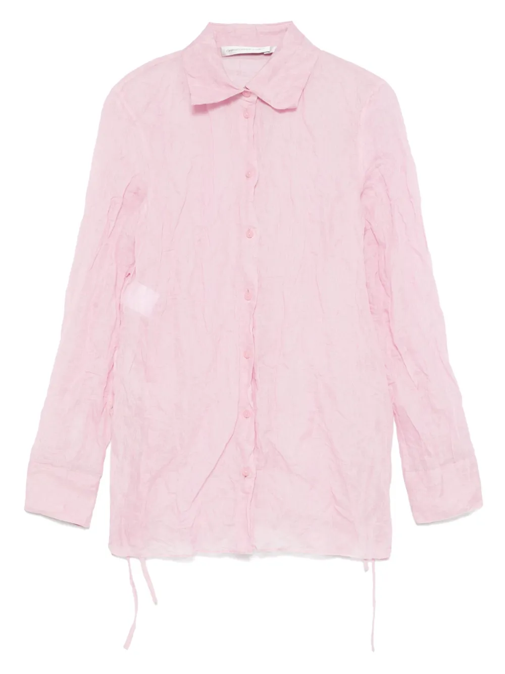 Christopher Esber crushed shirt | Pink | Image 1