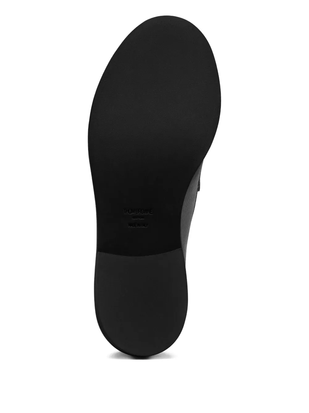 Thom Browne grosgrain loop tab loafers Grijs