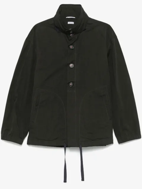 Thom Browne waxed hooded jacket