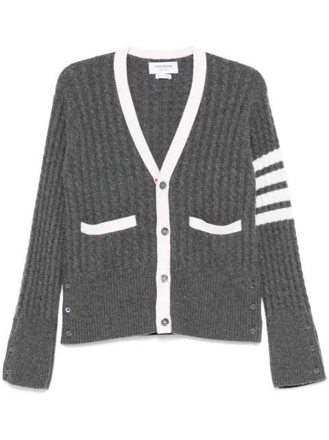 Thom Browne cárdigan con motivo 4 Bar Stripe